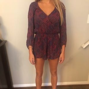 Printed Romper
